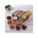 Open Pinewood Tray Hamper